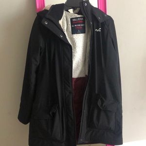 Black Hollister Winter Coat
